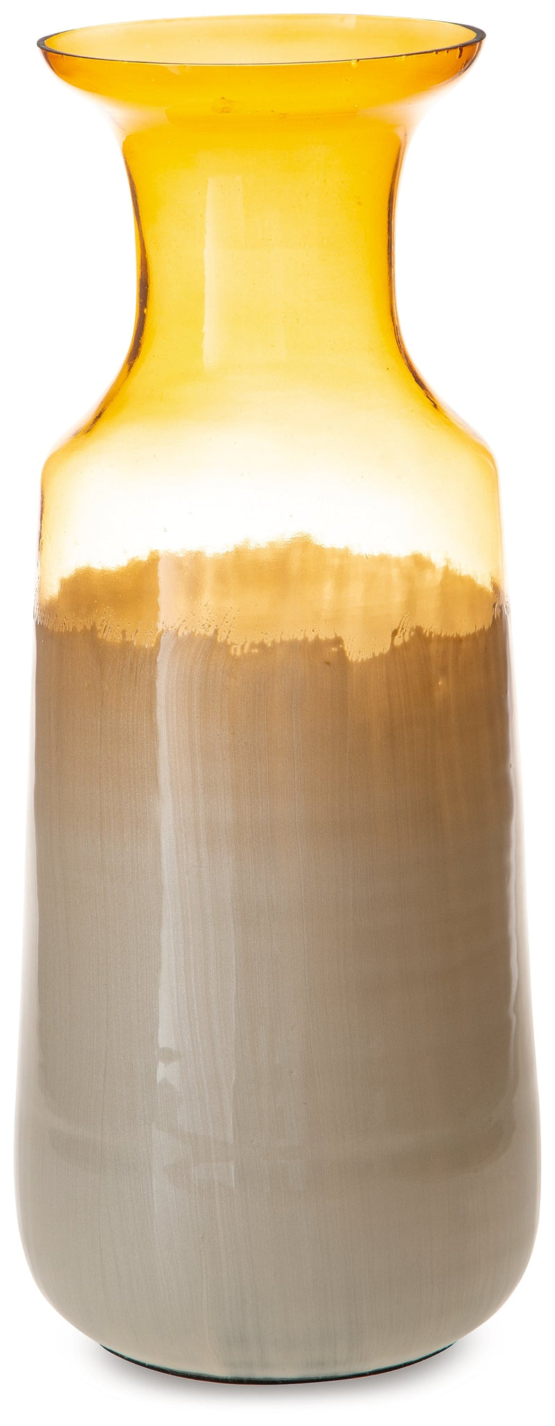 Wynburg White/Amber Vase - A2000723
