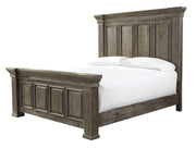 Wyndahl Rustic Brown Queen Panel Bed - Gate FurnitureQueen Bed