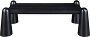 Wyndham Solid Wood And Oak Veneer Coffee Table in Black - 99024Black-CT
