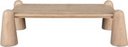 Wyndham Solid Wood And Oak Veneer Coffee Table in Natural - 99024Natural-CT