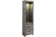 Wynnlow Gray 4 - Piece Entertainment Center with Electric Fireplace - Gate FurnitureEntertainment Center