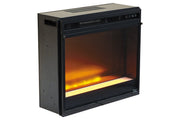 Wynnlow Gray 4 - Piece Entertainment Center with Electric Fireplace - Gate FurnitureEntertainment Center