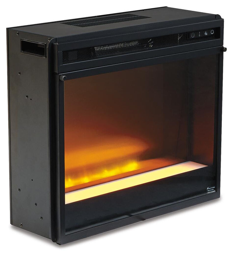 Wynnlow Gray 63" TV Stand with Electric Fireplace - W440W4