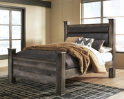 Wynnlow Gray Queen Poster Bed, Chest and 2 Nightstands - B440B30