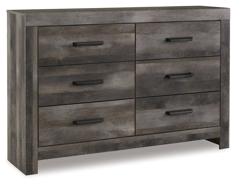 Wynnlow King Panel Bed with Dresser in Gray - PKG005123