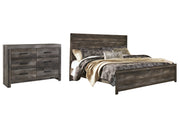 Wynnlow King Panel Bed with Dresser in Gray - PKG005123