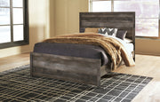 Wynnlow Queen Panel Bed with Mattress in Gray - PKG008841