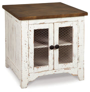 Wystfield Coffee Table with 1 End Table in White/Brown - PKG008785