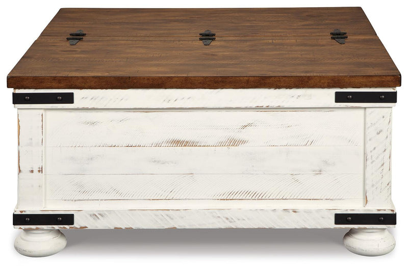 Wystfield White/Brown Coffee Table and 2 End Tables - T459T3