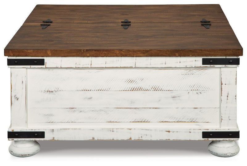 Wystfield White/Brown Coffee Table and 2 End Tables - T459T3