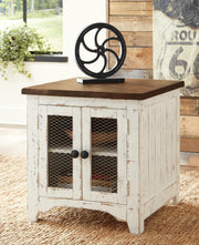 Wystfield White/Brown Coffee Table and 2 End Tables - T459T3