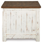 Wystfield White/Brown Coffee Table and 2 End Tables - T459T3
