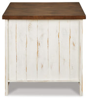 Wystfield White/Brown Coffee Table and 2 End Tables - T459T3