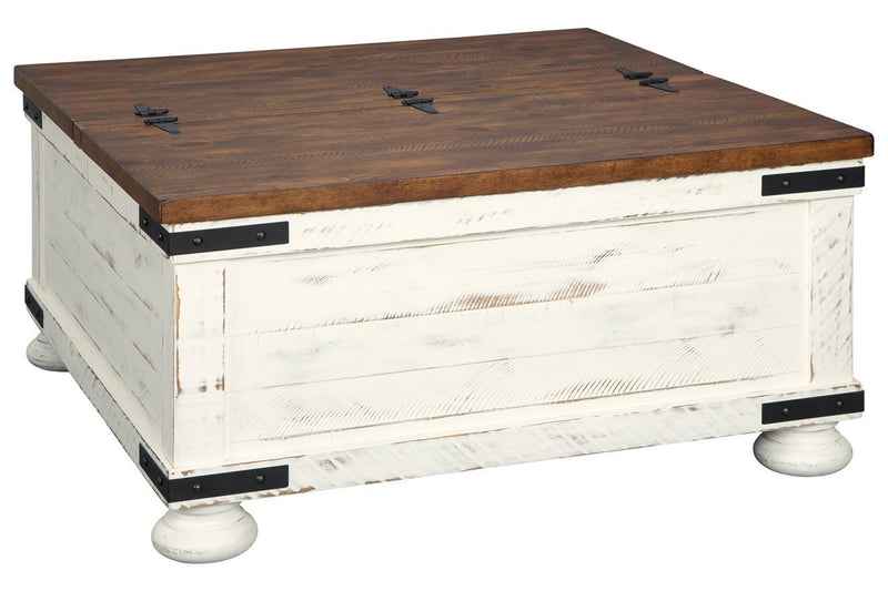 Wystfield White/Brown Coffee Table - Gate FurnitureCoffee Table