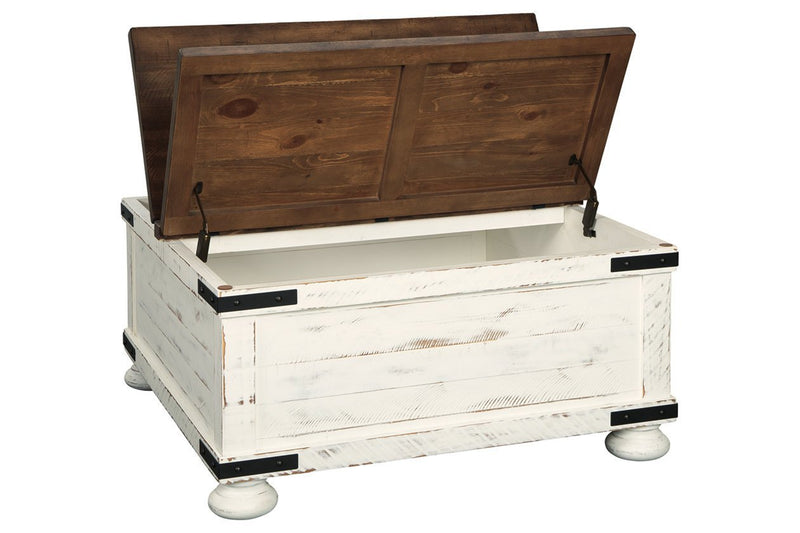 Wystfield White/Brown Coffee Table - Gate FurnitureCoffee Table