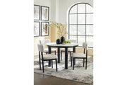 Xandrum Dining Table and 4 Chairs - Gate FurnitureDining Room Set