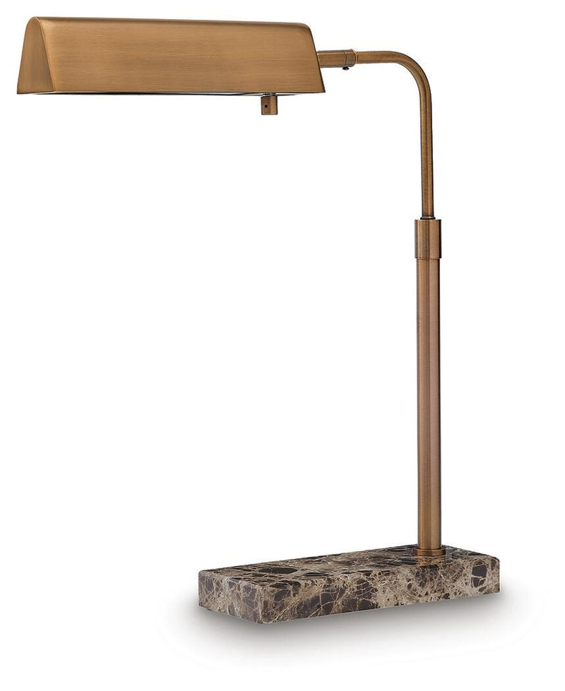 Yafe Bronze Finish Desk Lamp - L734412