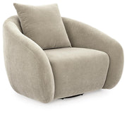 Yahya Pebble Swivel Accent Chair - A3000782