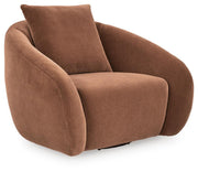 Yahya Sienna Swivel Accent Chair - A3000780