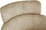 Yara Velvet Upholstered Dining Chair in Beige, Set of 2 - 549Beige-C