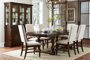 Yates Dark Oak Extendable Dining Set - Gate FurnitureDining Room Set