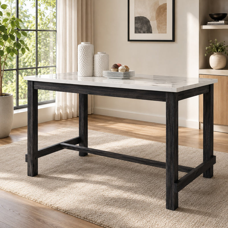 Yelena Counter Height Table W/Marble Top - 72940