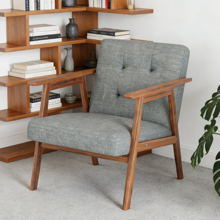 YM18835ACL01 Accent Chair (Light Gray) - YM18835ACL01