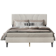 YM18835FSB01 Full Bed (Beige) - YM18835FSB01