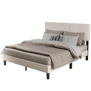 YM18835FSB01 Full Bed (Beige) - YM18835FSB01