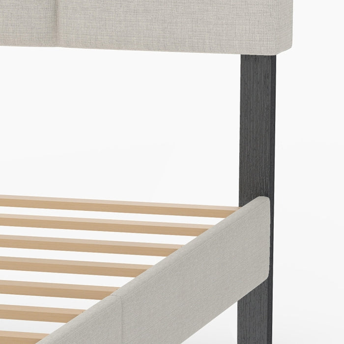 YM18835FSB01 Full Bed (Beige) - YM18835FSB01