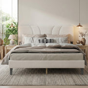 YM18835FSB01 Full Bed (Beige) - YM18835FSB01