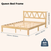 YM18835WQB01 Queen Wooden Bed - YM18835WQB01