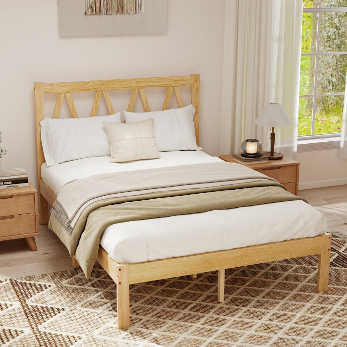 YM18835WQB01 Queen Wooden Bed - YM18835WQB01