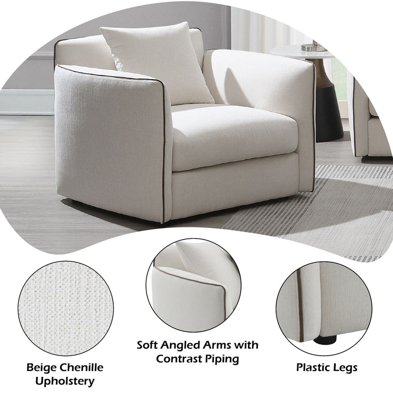 Yolanda Chair w/Pillow - LV03607