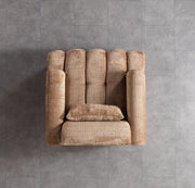 Yulia Coffee Boucle Chair - YULIACOFB-CHAIR
