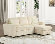 Yves Beige Sectional - FM6964BG-SECT
