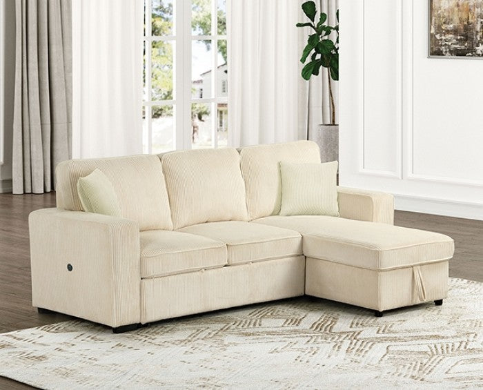 Yves Beige Sectional - FM6964BG-SECT