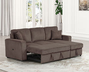 Yves Brown Sectional - FM6964BR-SECT