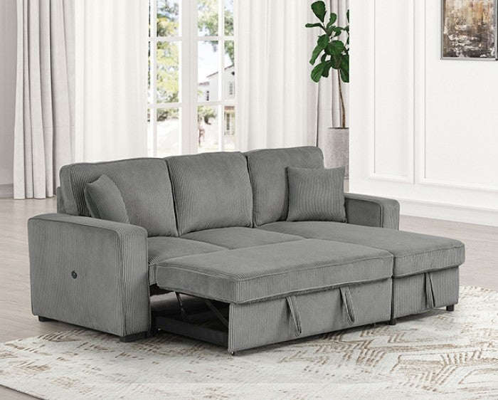 Yves Dark Gray Sectional - FM6964DG-SECT