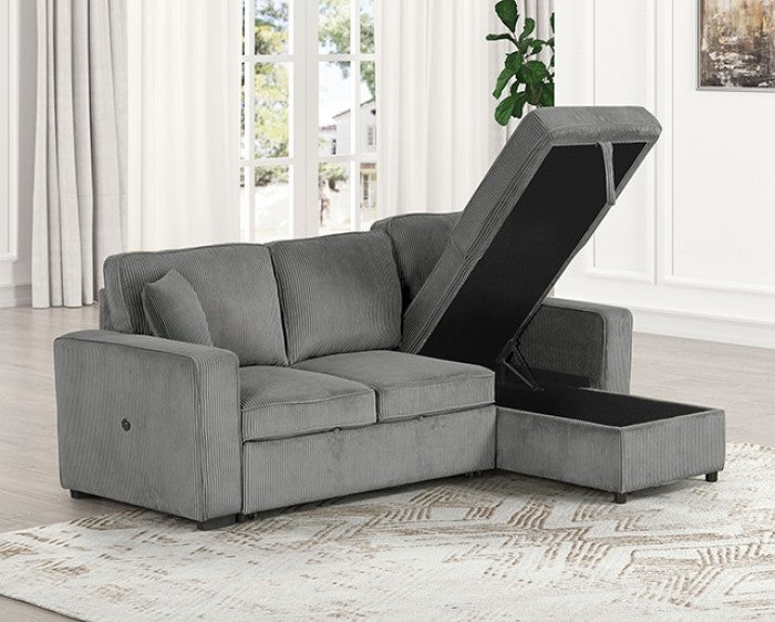 Yves Dark Gray Sectional - FM6964DG-SECT