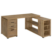 Yvette 60-inch 3-drawer L-Shape Computer Desk Mango - 800786