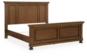 Zackaryn Warm Brown California King Panel Bed - PCB807B8