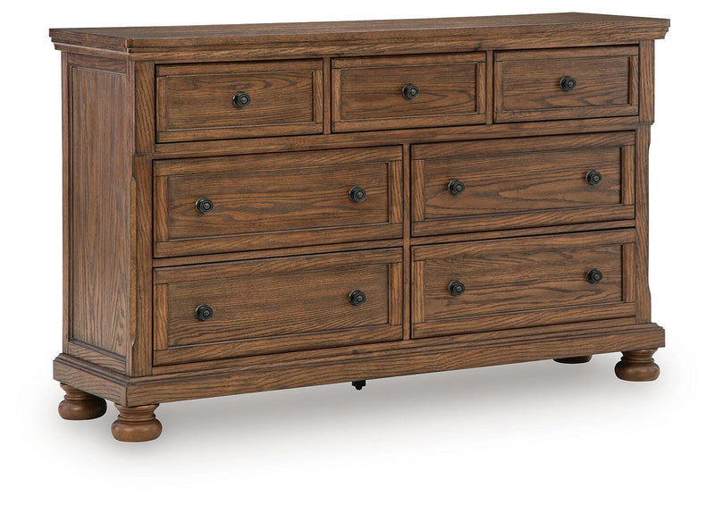 Zackaryn Warm Brown Dresser - PCB807-31