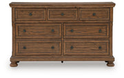 Zackaryn Warm Brown Dresser - PCB807-31