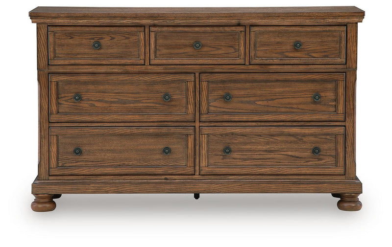 Zackaryn Warm Brown Dresser - PCB807-31