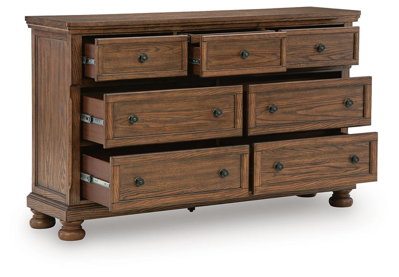 Zackaryn Warm Brown Dresser - PCB807-31