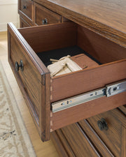Zackaryn Warm Brown Dresser - PCB807-31