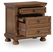 Zackaryn Warm Brown Nightstand - PCB807-92