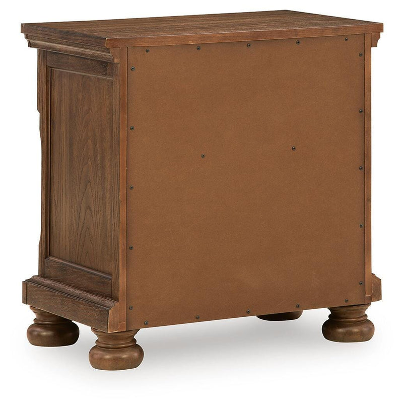 Zackaryn Warm Brown Nightstand - PCB807-92