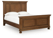 Zackaryn Warm Brown Queen Panel Bed - PCB807B2